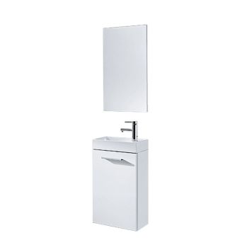 Kalusteryhmä Riva Pocket valkoinen 40 cm