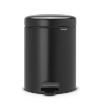 Roska-astia polkimella Brabantia Newicon Matt Black 5 l