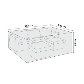 Kalustesuoja Sensum 210 x 210 x 85 cm