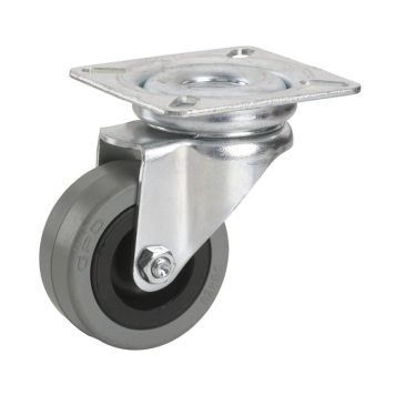 Kalustepyörä Stabilit Ø 50 x 19 mm, levy 60 x 60 mm