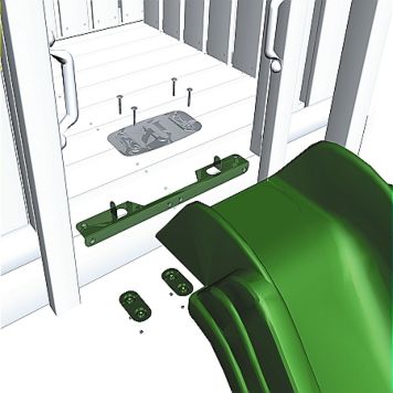 HY Land liukumäki kiinnitystarvikkeet