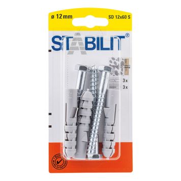 Välitulppa Ja Ruuvit 12 60 S Kuusioruuvi 10x80