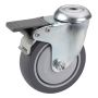 Kalustepyörä Stabilit Ø 50 x 19 mm, 10,2 mm jarru
