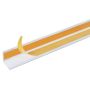 Kulmalista Muovi Tarrakiinnitys 1 x 20 x 20 x 2600 mm