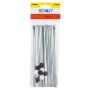 Kaulustulppa Stabilit Metalli 10 x 182 mm 6 kpl/pkt