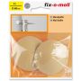 Ovenpysäytin Fix-o-moll 60 mm beige 2 kpl