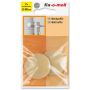 Ovenpysäytin Fix-o-moll 40 mm beige 2 kpl