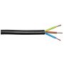 Muovikaapeli Kabelexpress H05VV-F 3x1,0 mm² musta