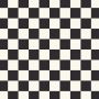 Vinyylimatto Tarkett Iconik 260 Echiquier Black White 4 m