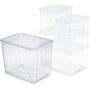 SÄILYTYSLAATIKKO CLEAR BOX XL 65L