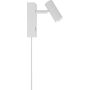 Seinävalaisin Nordlux Omari LED valkoinen Ø 3 cm