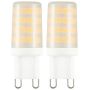 LED-lamppu Voltolux 3,5 W G9 2 kpl
