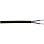 Muovikaapeli Kabelexpress H03VV-F 2x0,75 mm² musta (per metri)
