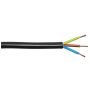 Muovikaapeli Kabelexpress H05VV-F 3x1,0 mm² musta 10 m