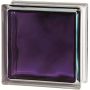 Lasitiili Seves Glassblock Brilly Wave Violetti 19 x 19 x 8 cm