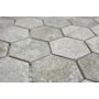 Mosaiikkilaatta Fliesen Hexagon Curio harmaa 32,5 x 28,1 cm