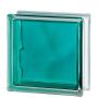 Lasitiili Seves Glassblock Brilly Wave Turkoosi 19 x 19 x 8 cm