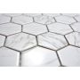 Mosaiikki Hexagon Carrara
