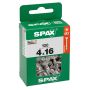 Puuruuvi Spax 4 x 16 mm 100 kpl