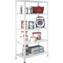 Metallihyllykkö Regalux Valkoinen 188 x 100 x 45 cm