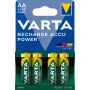 Akkuparisto Varta Recharge Accu Power AA 2600 mAh 4 kpl/pkt