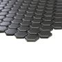 Mosaiikki Hexagon Pieni Musta Matta