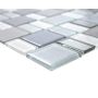 Mosaiikkilaatta Fliesen Dazzle harmaa 30 x 30 cm