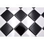 Mosaiikkilaatta Quadrat CD 200 Mustavalkoinen 29,8 x 29,8 cm