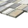 Mosaiikki Luonnonkivi/metalli Suorakaide