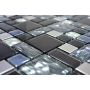 Mosaiikki Crystal Steel Mix-musta-lasi