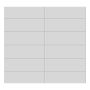 Välitilalevy Fibo Kitchen Board Denver White KM3010 11 x 600 x 580 mm, 2 kpl/pkt