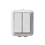 Kytkin ABB Kosti pinta-asennus valkoinen