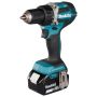 Porakone Makita LXT DDF484RTJ + 2 kpl 5,0 Ah akku