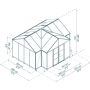 Kasvihuone Palram-Canopia Triomphe 16 m²