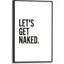 Sisustustaulu Reinders Let's get naked 20 x 30 cm