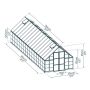 Kasvihuone Palram-Canopia Balance 28,7 m² hopea
