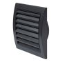 Tuuletusritilä Europlast 100 mm muovi antrasiitti