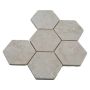 Mosaiikki Hexagon Botticino Antique Marble XNT HX141 Beige 19,9 x 26,2 cm