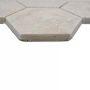 Mosaiikki Hexagon Botticino Antique Marble XNT HX141 Beige 19,9 x 26,2 cm
