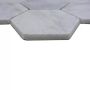 Mosaiikki Hexagon Ibiza White Antique Marble XNT HX142 Valkoinen 19,9 x 26,2 cm