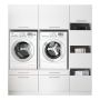 Pesukonekaappi Respekta Clara 2 kpl + 4-ovinen pyykkikaappi