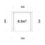 Paviljonki Palmako Lenna 301 8,3 m²