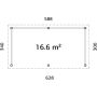 Paviljonki Palmako Lenna 307 16,6 m²