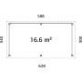Paviljonki Palmako Lenna 308 16,6 m²