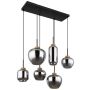 Riippuvalaisin Globo Matt 6-os musta/savulasi 80 cm