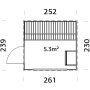 Sauna Palmako Grace 5,3 m²
