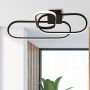 LED-kattovalaisin Searchlight Clip musta 65 x 18 cm