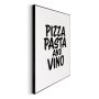 Sisustustaulu Reinders Pizza, Pasta and Vino 40 x 50 cm