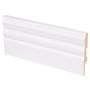 Jalkalista Maler Uurre 12 x 70 x 2750 mm MDF E0 Valkoinen