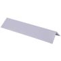 Kulmalista Maler 24 x 24 x 2700 mm PVC harmaa